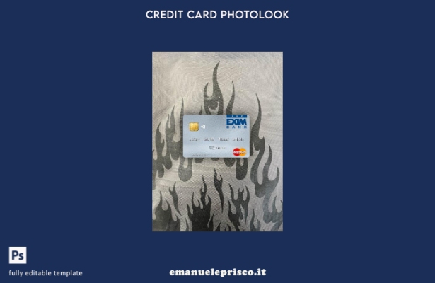 stile verificato Ucraina Ukreximbank mastercard modello frontale photolook